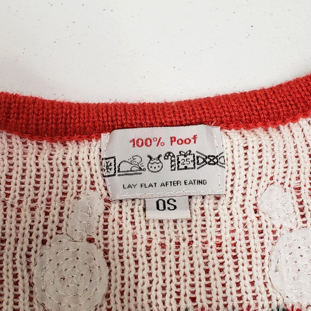 Poof Womens Christmas Holiday Sweater Vest - Picture 5 of 11